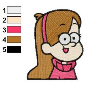 Gravity Falls Mabel Pines 03 Embroidery Design